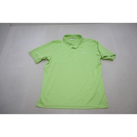 Columbia PFG Performance Green Vented Fishing Golf Polo Shirt Mens Size XL - Picture 5 of 12